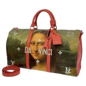 Louis Vuitton Keepall Bandouliere 50 Da Vinci Bag